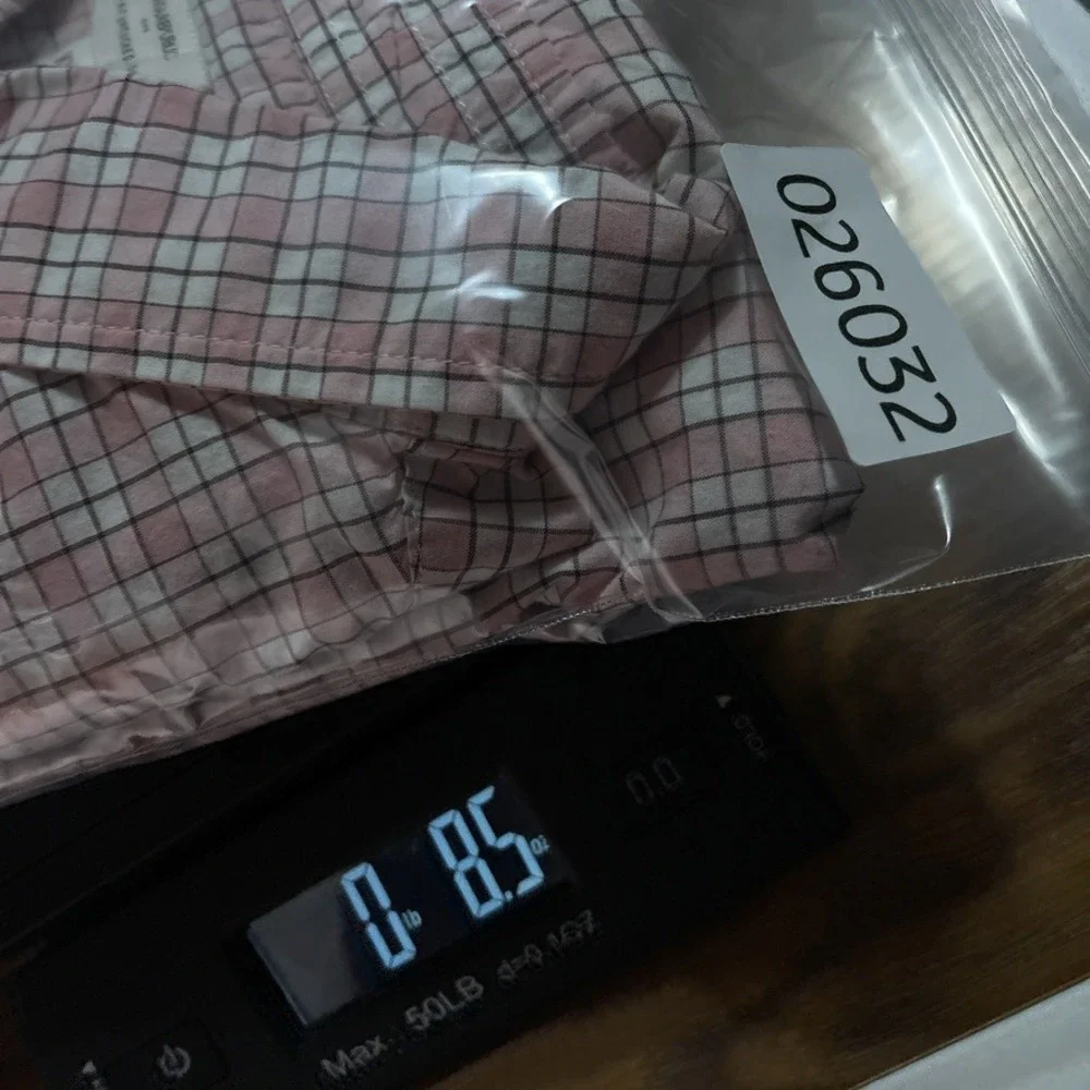 Banana Republic Shirt‎ Mens 2XL XXL Pink Checkered Slim Fit Untucked Cotton